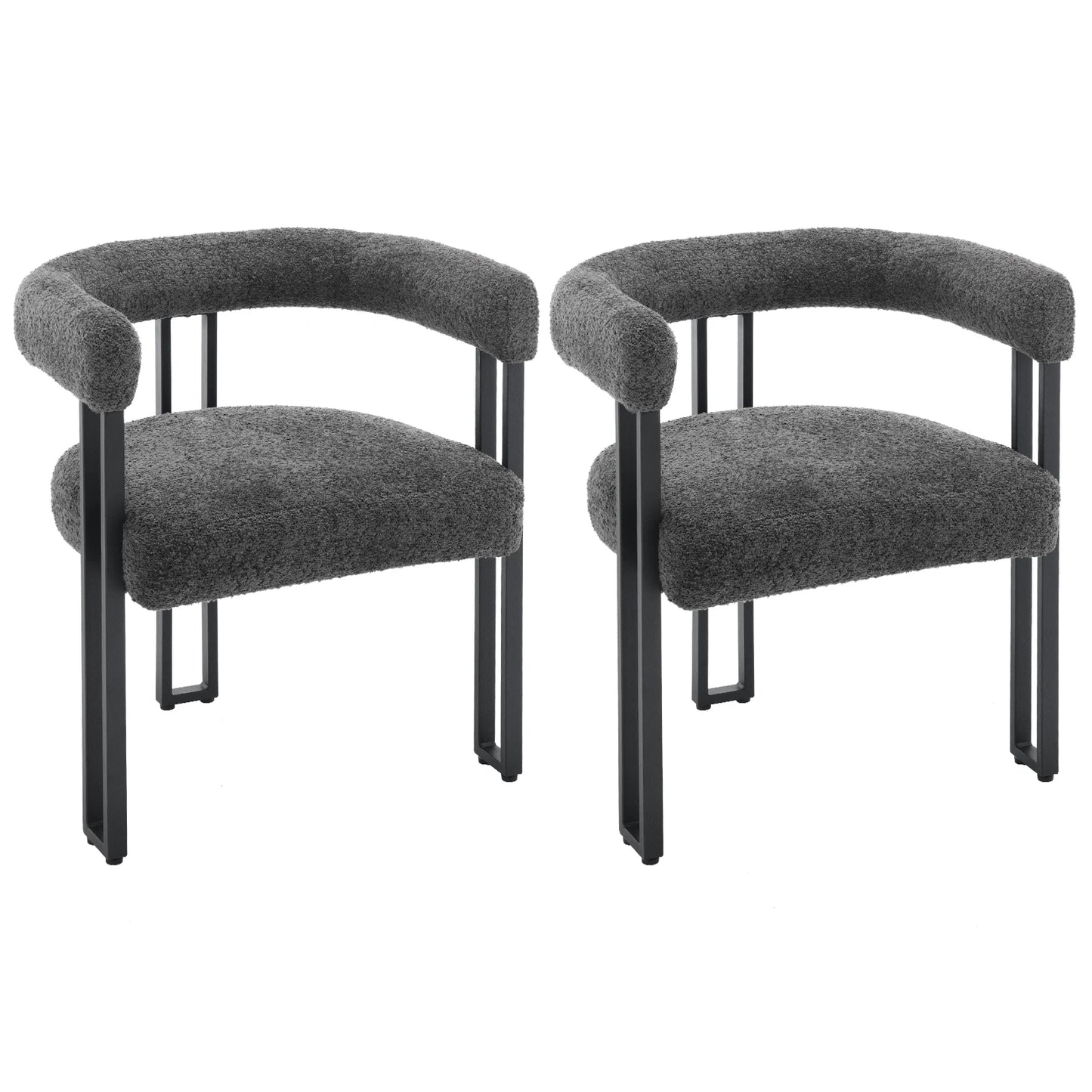 2PCS/SET Dining Chair with Armrests Design