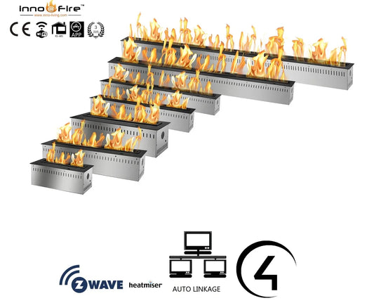 Inno living fire bioethanol fireplace WIFI , Smart Home.