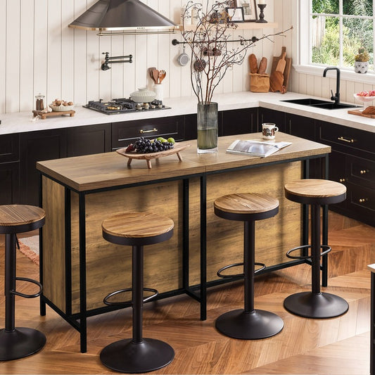 Kitchen island Dining table Industrial Bar table.