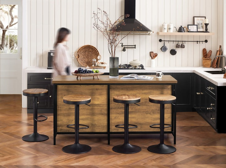 Kitchen island Dining table Industrial Bar table.