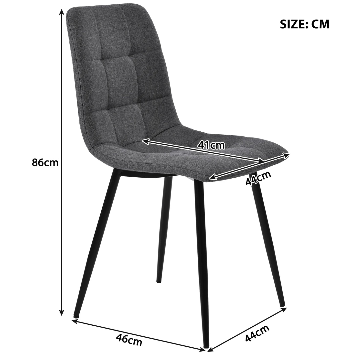 4PCS Dining room chair.