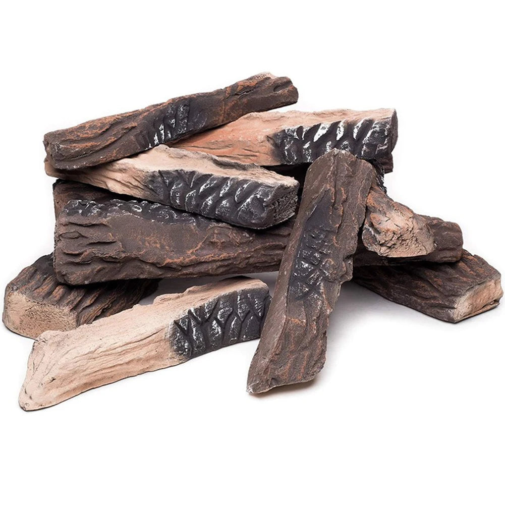 5PCS Fake Firewood Artificial Logs For BioEthanol Or Gas Fireplaces