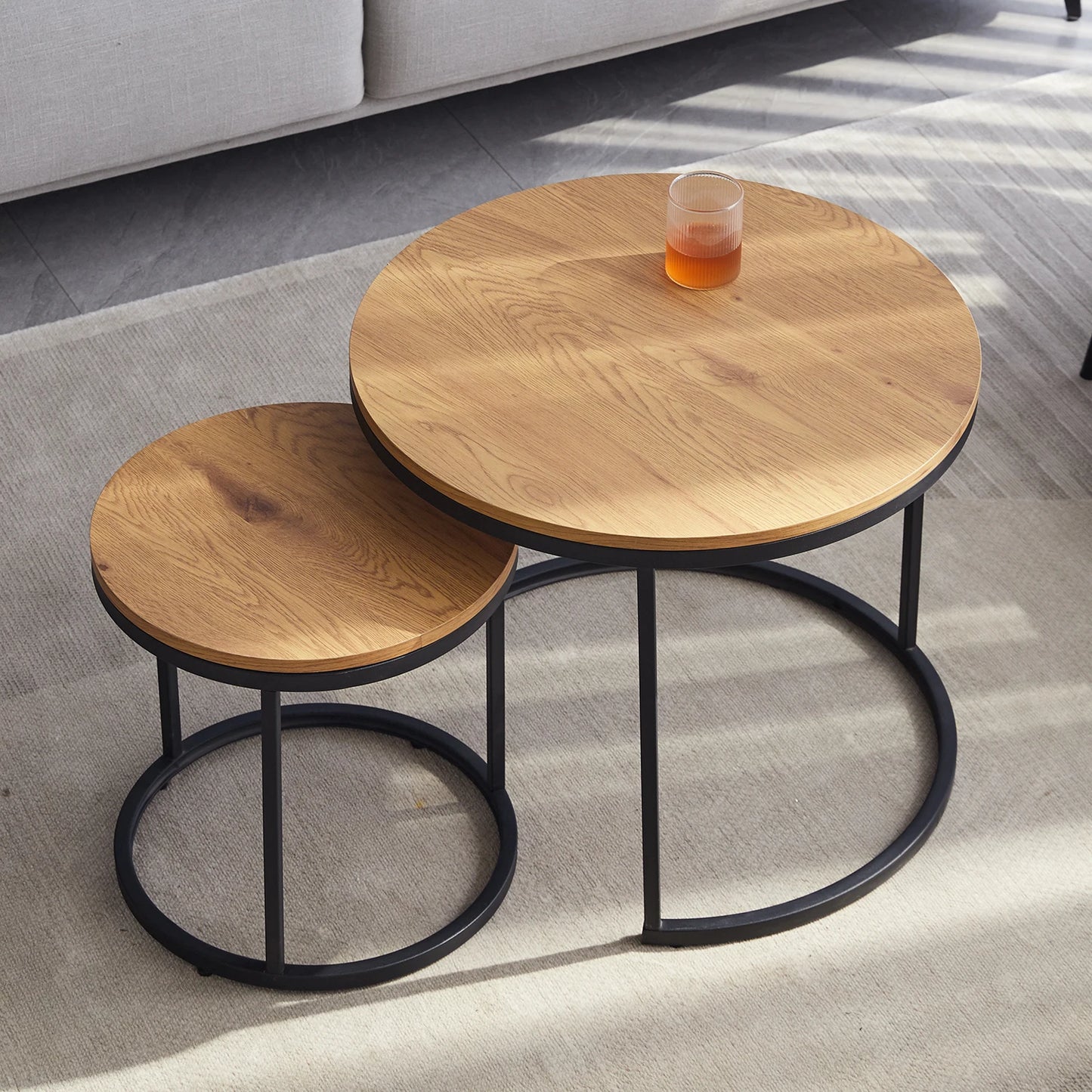 2Pcs Nordic Coffee Table