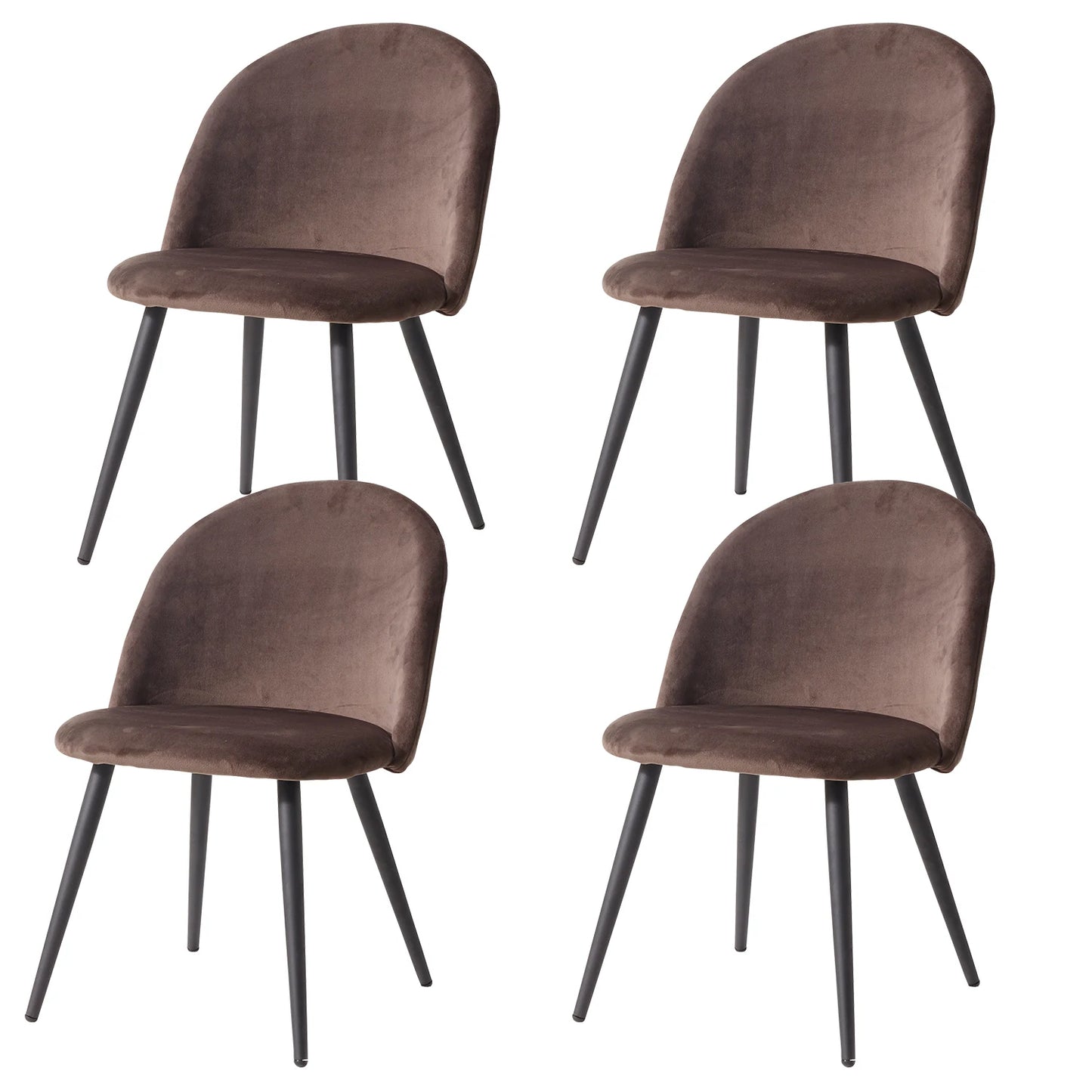 A Set of 4 Kitchen Nordic Dining Chairs.