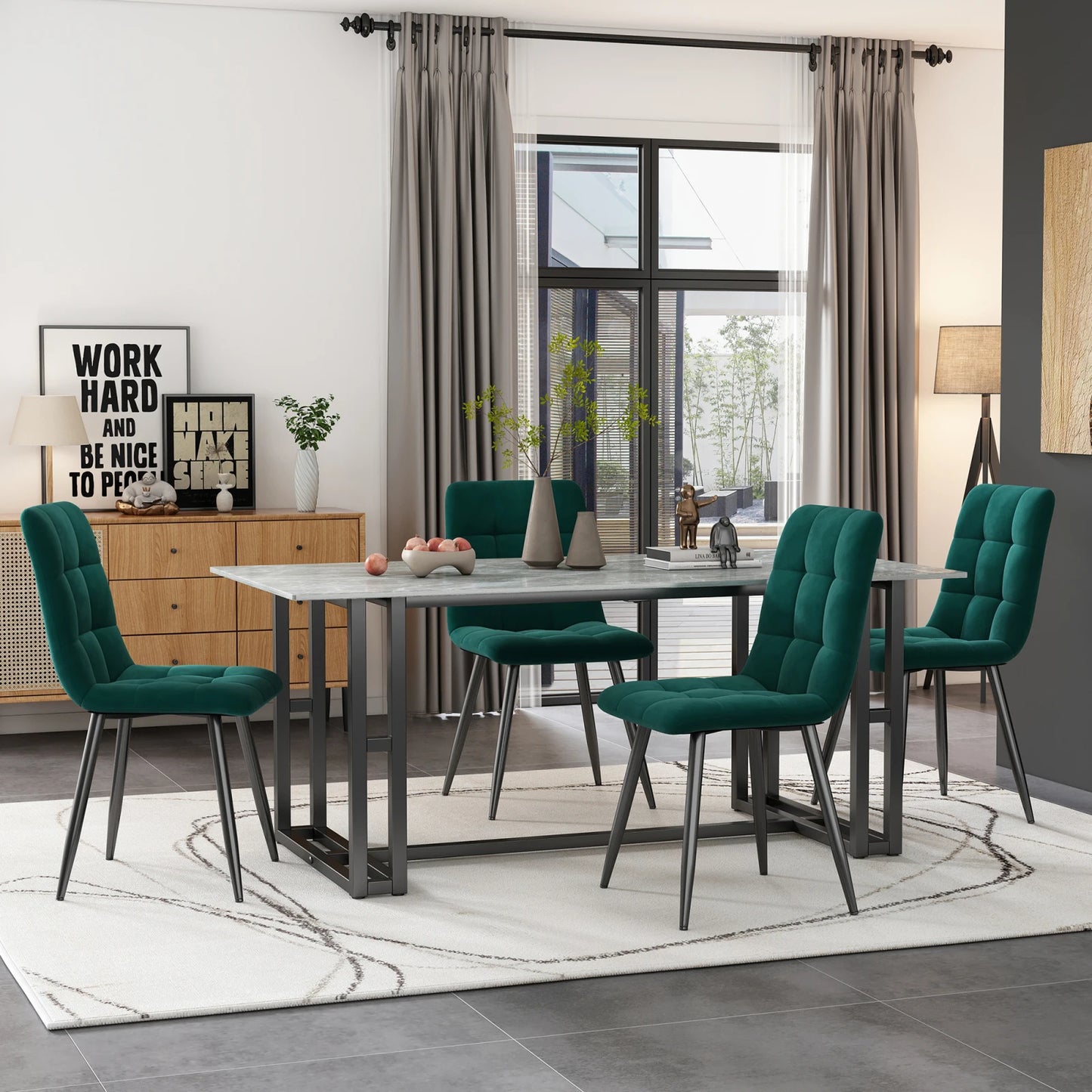 4PCS Dining room chair.