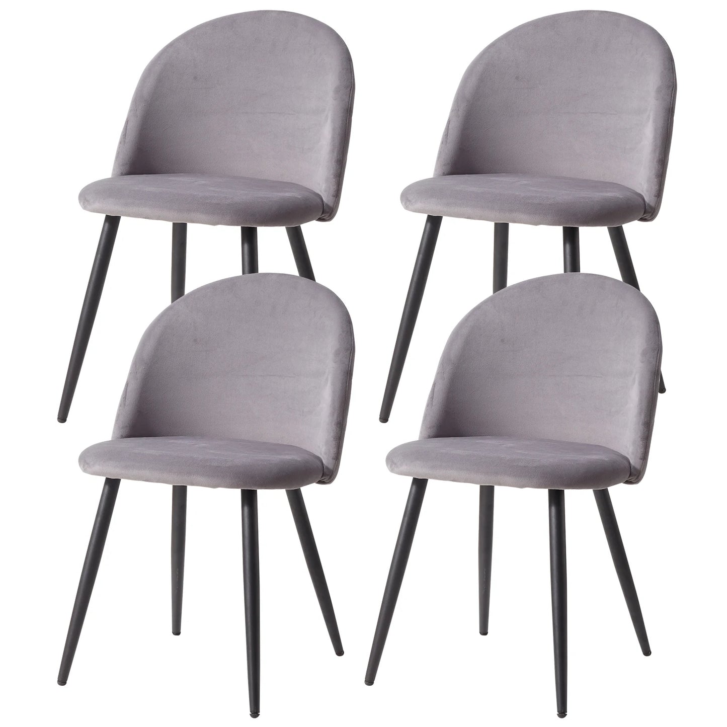 A Set of 4 Kitchen Nordic Dining Chairs.