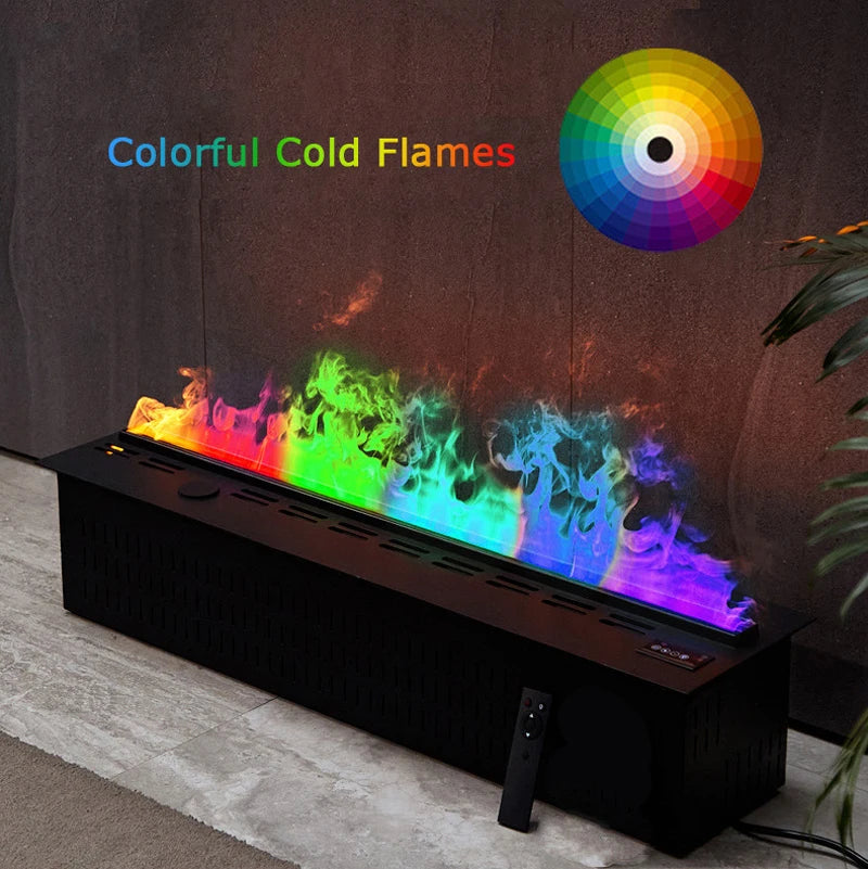 Smart Home 3D Electric Fireplace.