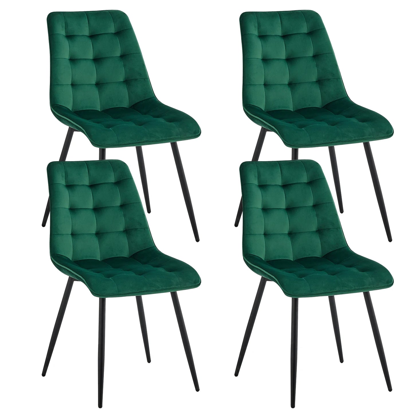 A Set Of 4 Modern Minimalist Dining Chair