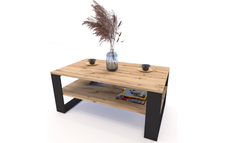 Modern loft style Wotan coffee table