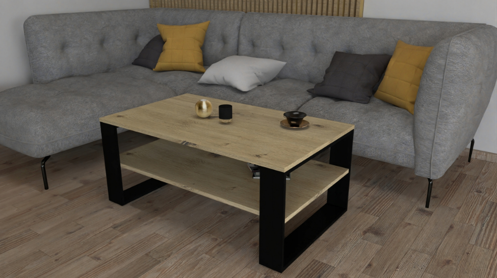 Modern loft style Wotan coffee table