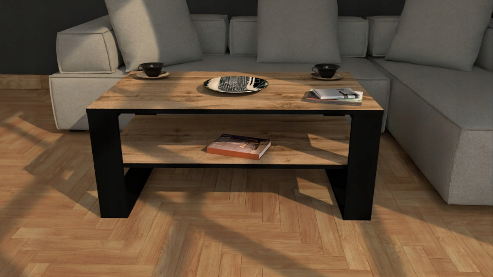 Modern loft style Wotan coffee table